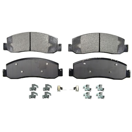 Wagner Brakes Semi-Met Disc Pad Set, Zx1333 ZX1333